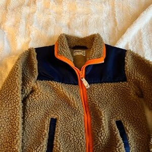 Crew cuts fleece jacket